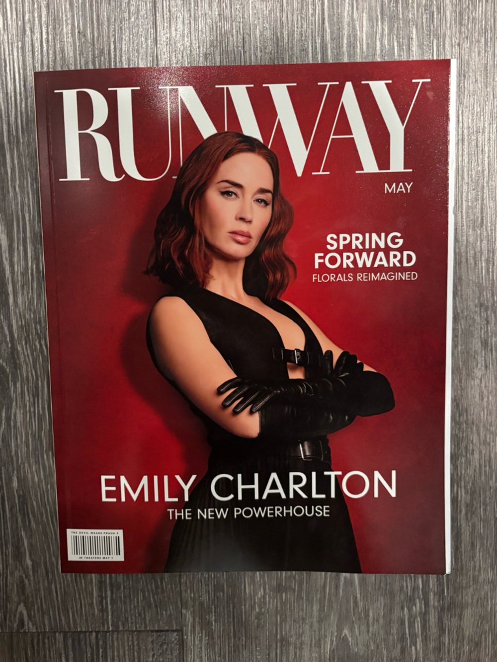 THE DEVIL WEARS PRADA 2 EXCLUSIVE rare promo Runway Magazine May Emily Charlton